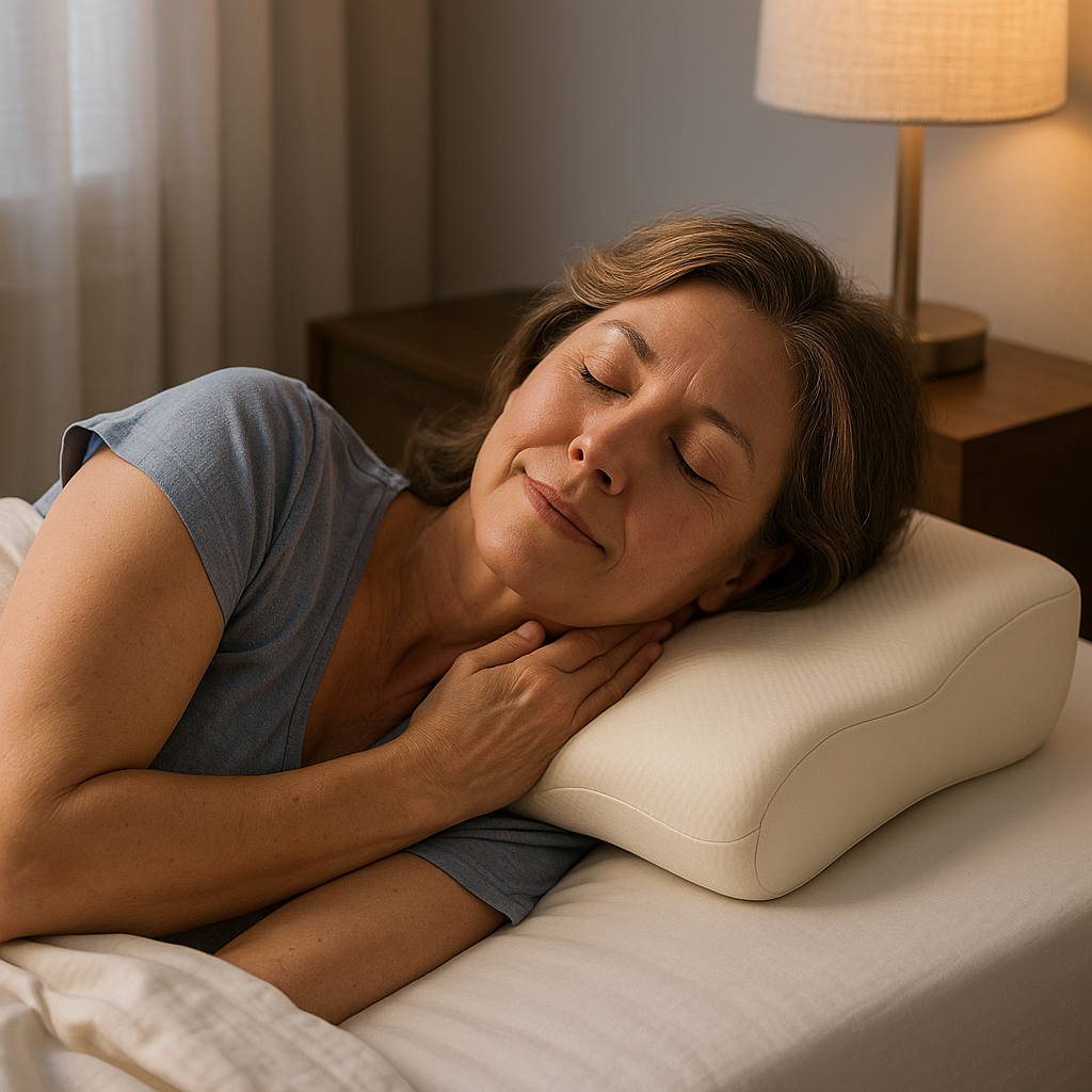 Orthopedic Memory Foam Pillow for Pain Free Sleeping