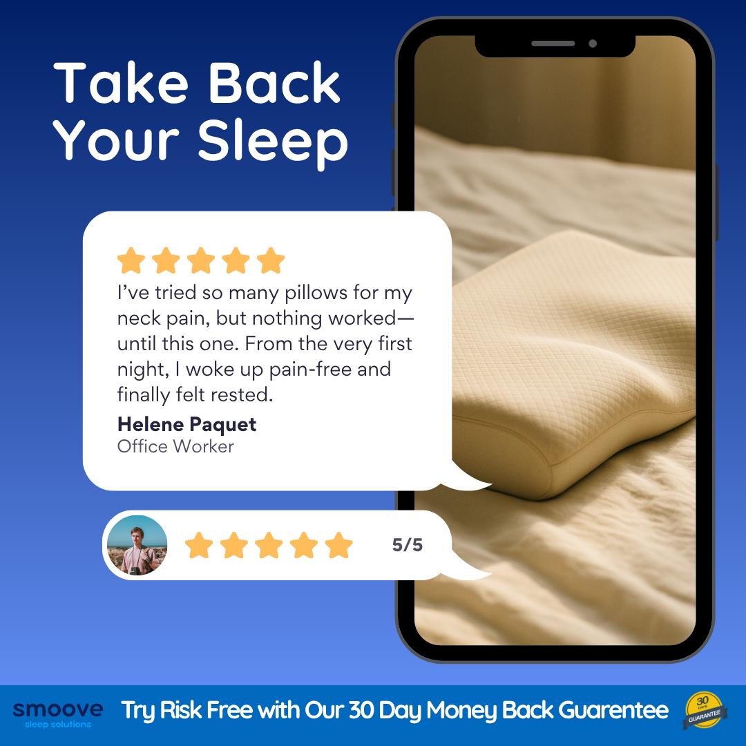 Orthopedic Memory Foam Pillow for Pain Free Sleeping